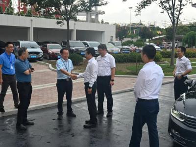 武进区区长陈志良一行莅临J9国际站登录集团参观指导！